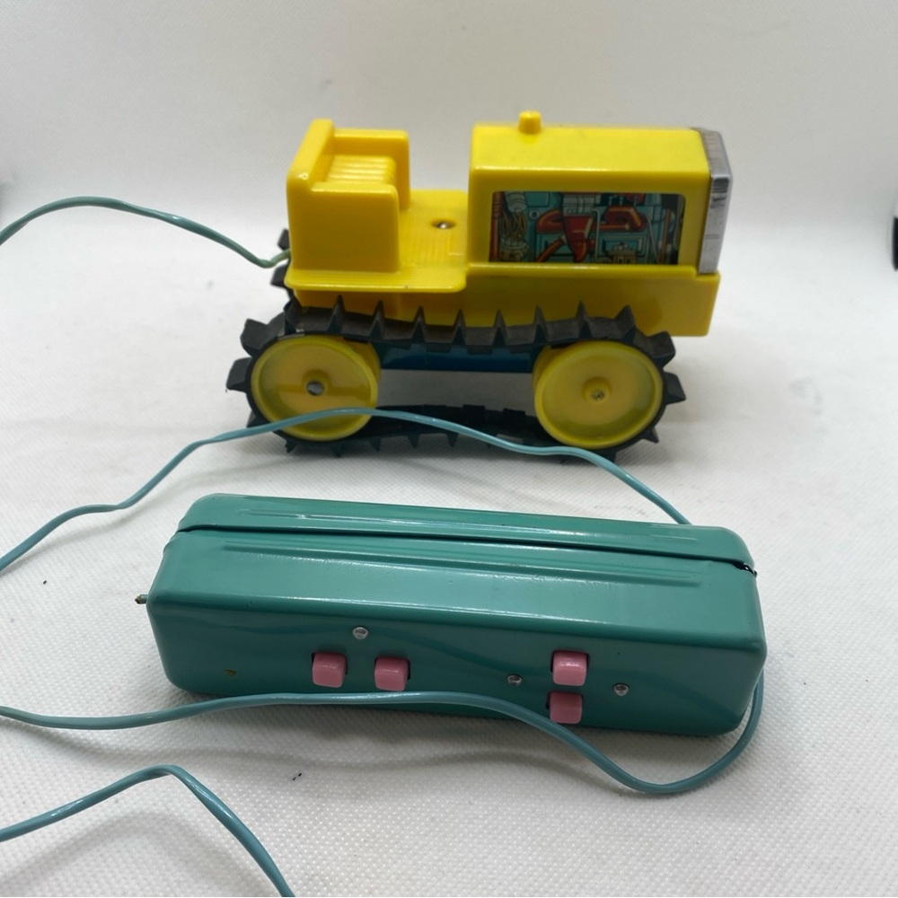 1973 Marx Toys Japan Tin Plastic Climbing Tractor